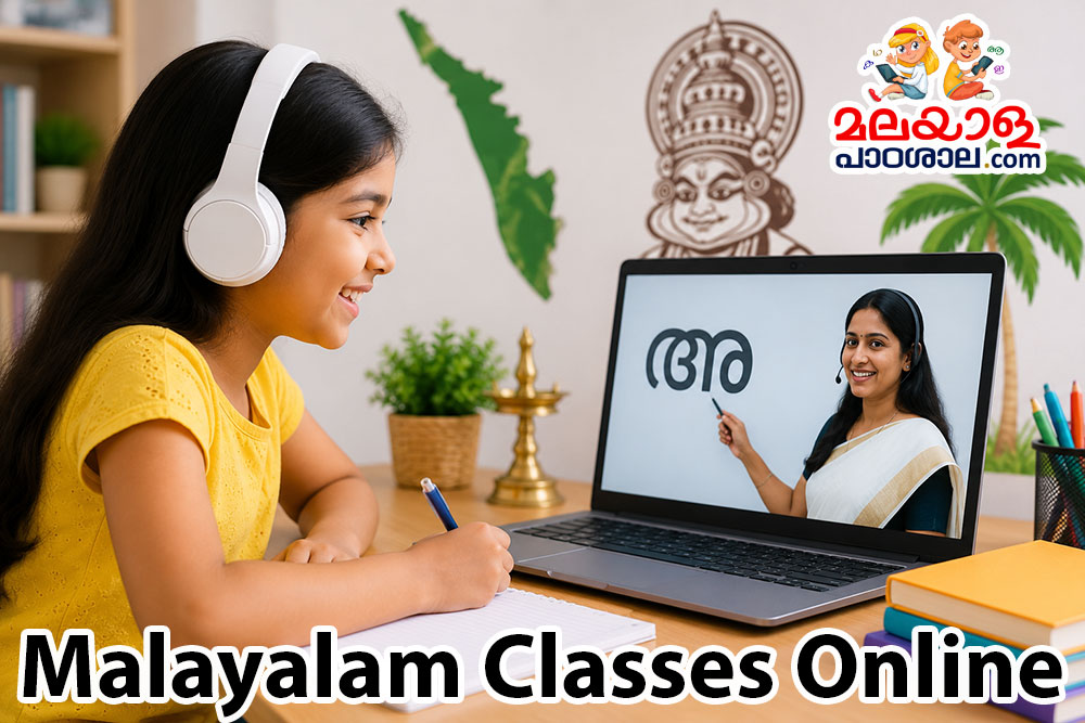 Malayalam Classes Online for School Students and NRI Children